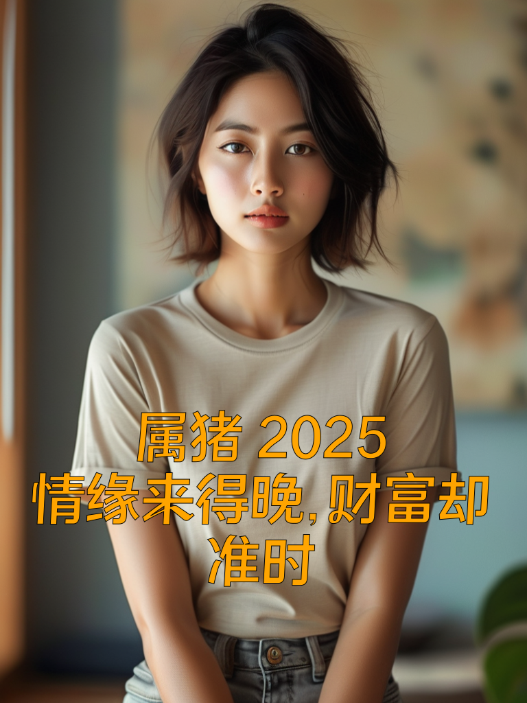 属猪2025：情缘来得晚，财富却准时