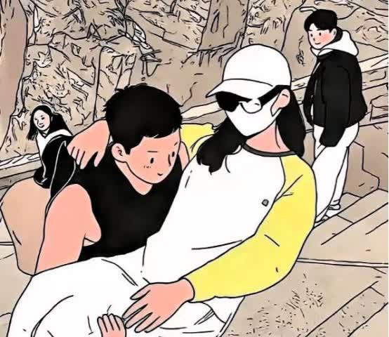 安徽一女子在点陪爬时破防了！
女子花 500 块找陪爬，本想找个高颜值帅哥泰山