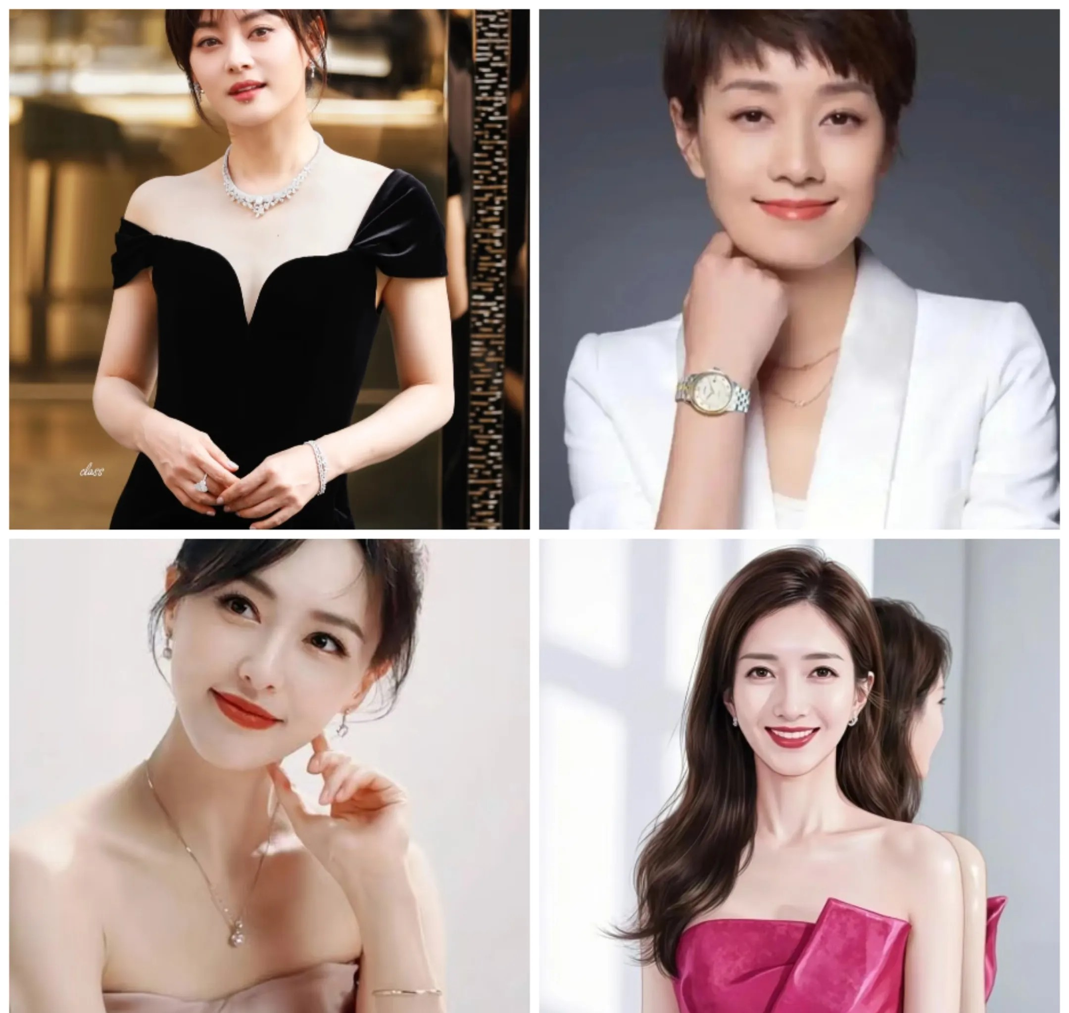 四个上海女明星，你更喜欢谁？
第一个，孙俪，电视剧女王，当之无愧的视后，平时从来