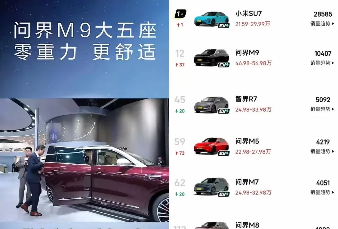 一米打三界，今天无意中看到一个图片，上面是5月份小米汽车的销量突破28000辆，