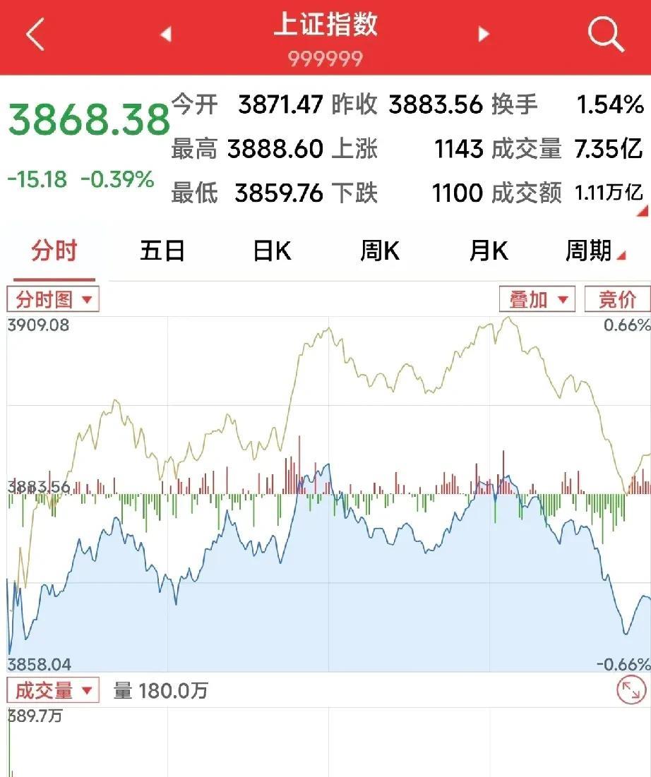 大A“跳水”预告？我的股票还在“潜水”呢！
家人们，今天大A这走势，像极了坐过山