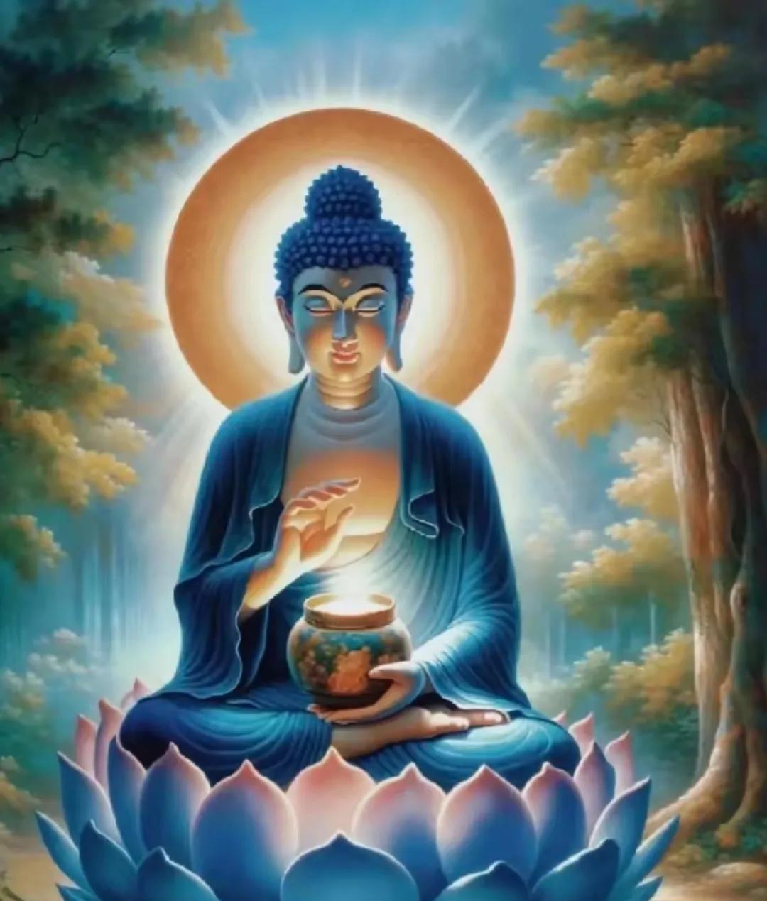 在药王菩萨的庇佑下，愿你百病不侵，痛楚全消，身心康泰。