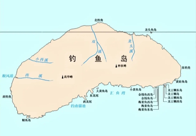 仔细看了下钓鱼岛其实并不小。

面积接近4平方公里，不小的。南海诸岛，自然面积最
