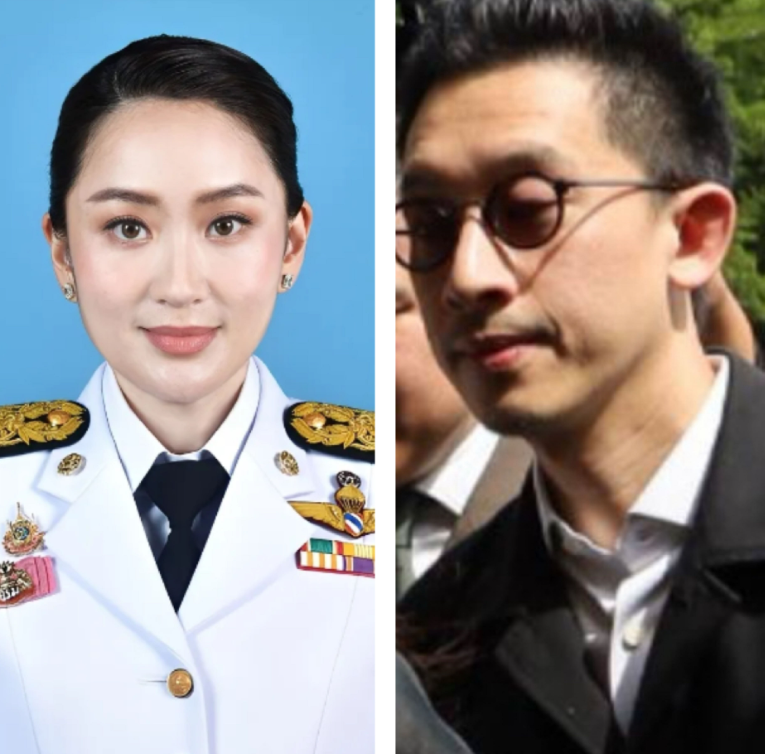 太意外了！
泰国传来新消息！
9月18日，据报道，前总理他信之女佩通坦带着丈夫、