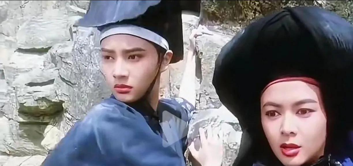 三大顶级美女，在同一部电影中同框，真是太难得了，单看长相，关之琳和李嘉欣都比林青