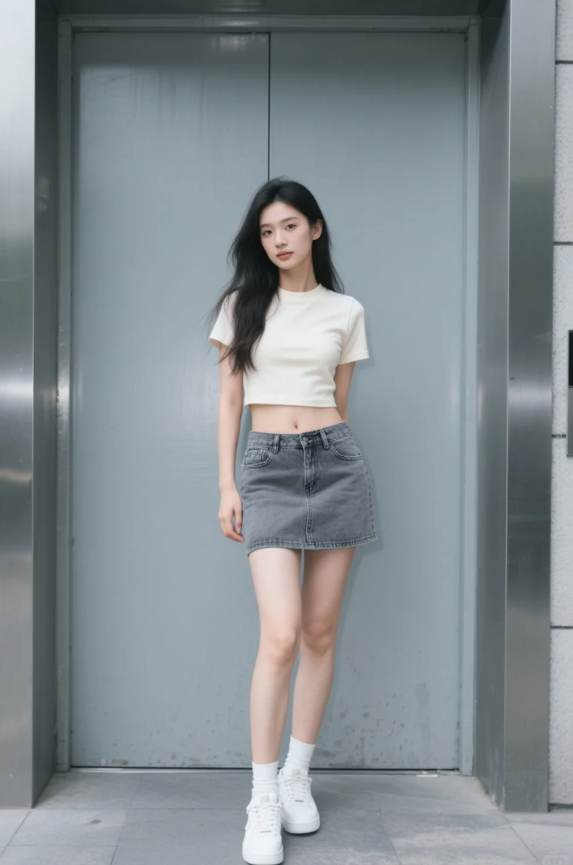 她不是在拍照，是在定义“日常美学”
