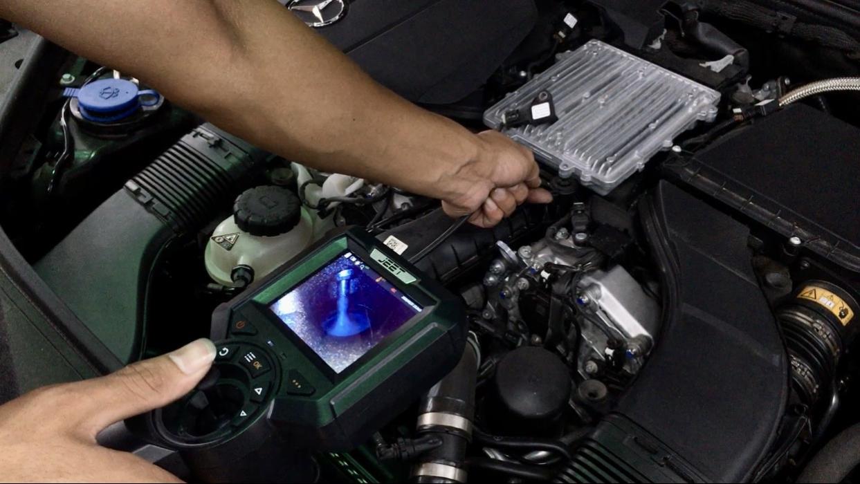 涡轮增压器叶片损伤怎么查？工业内窥镜窥探高速旋转的秘密