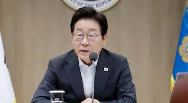 22日韩国总统李在明最后一个案件“非法对朝汇款”嫌疑一审审判被中止，继李在明总统