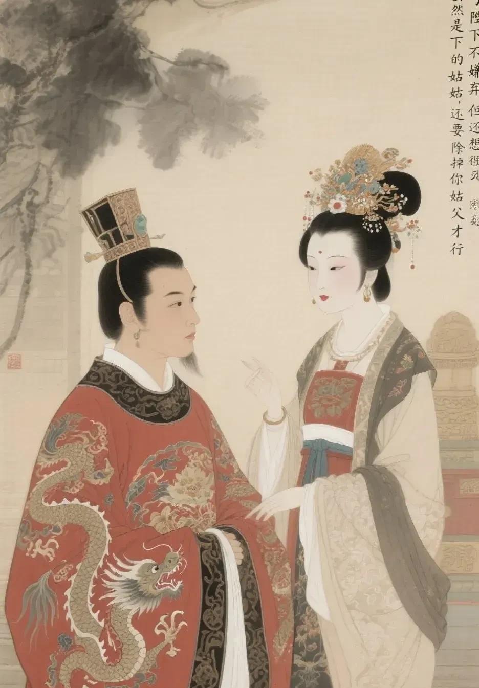 南朝宋皇帝刘子业看上了自己的姑姑刘英媚
景和元年的春天来得格外早，尚书府后院的桃