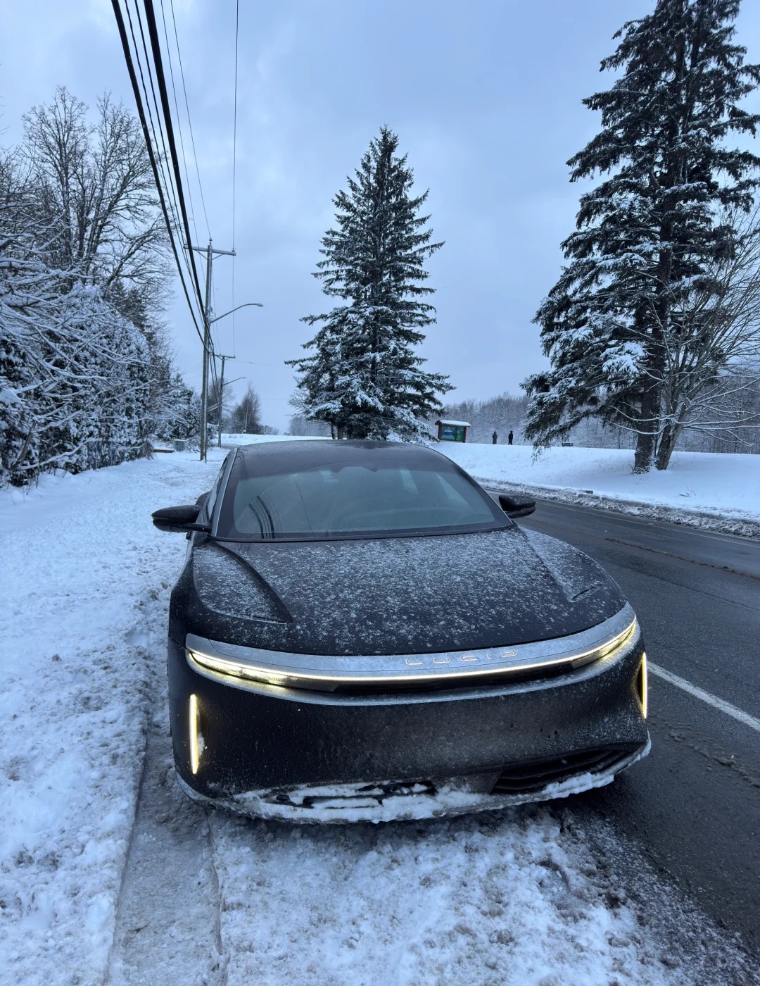 深夜 暴雪 山路 聊聊电车Road Trip续航焦虑
分享一下低电量Lucid 
