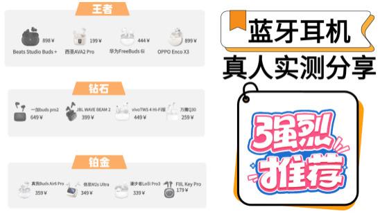 什么牌子的蓝牙耳机好十大排名？十大顶级音质蓝牙耳机排名分享