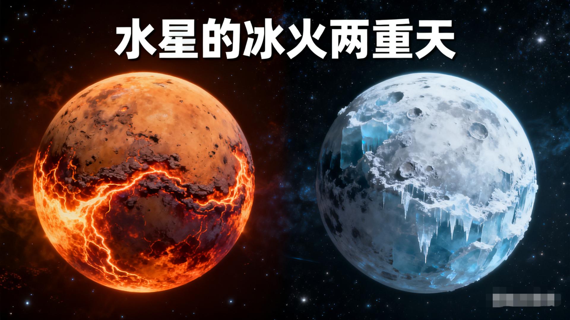 水星的冰火两重天，离太阳最近的奇葩行星
