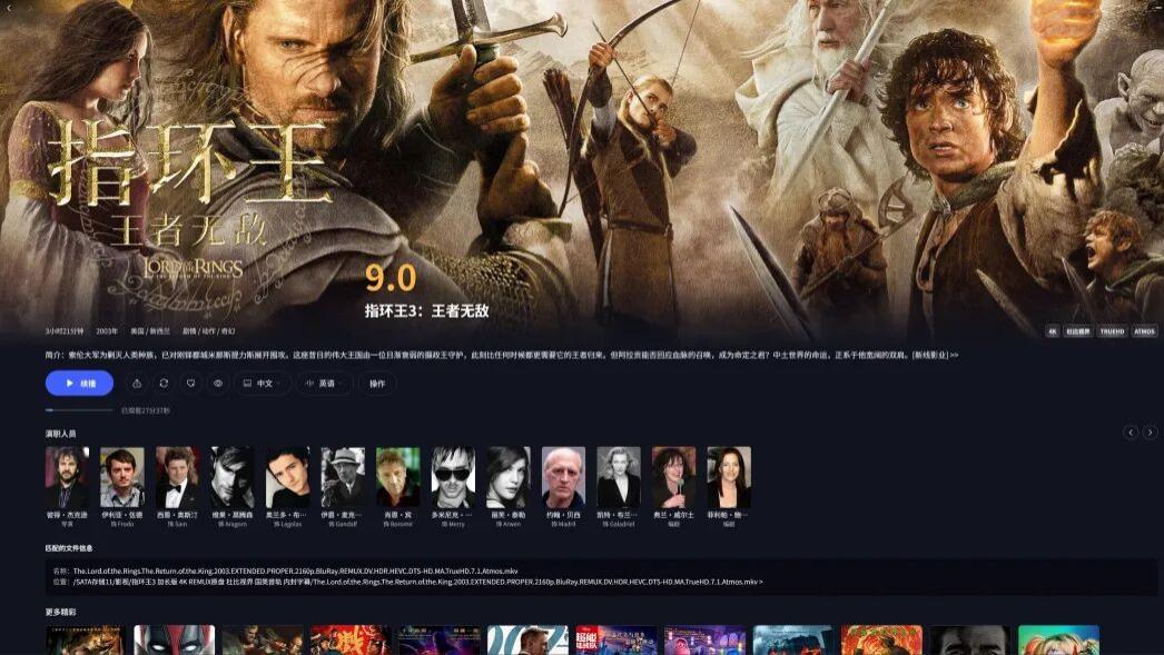 一键追剧，原来NAS才是新年宅家观影神器！附高分影视剧推荐