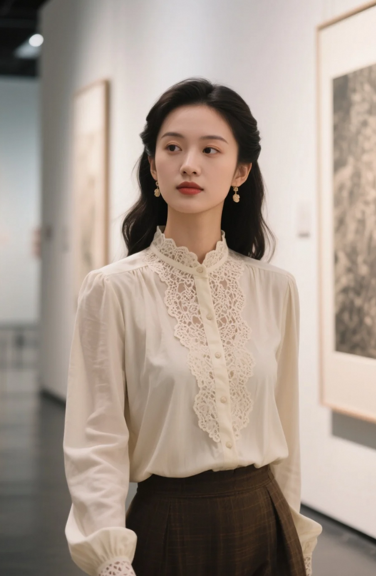 你们说，她是画中人，还是看画的人？