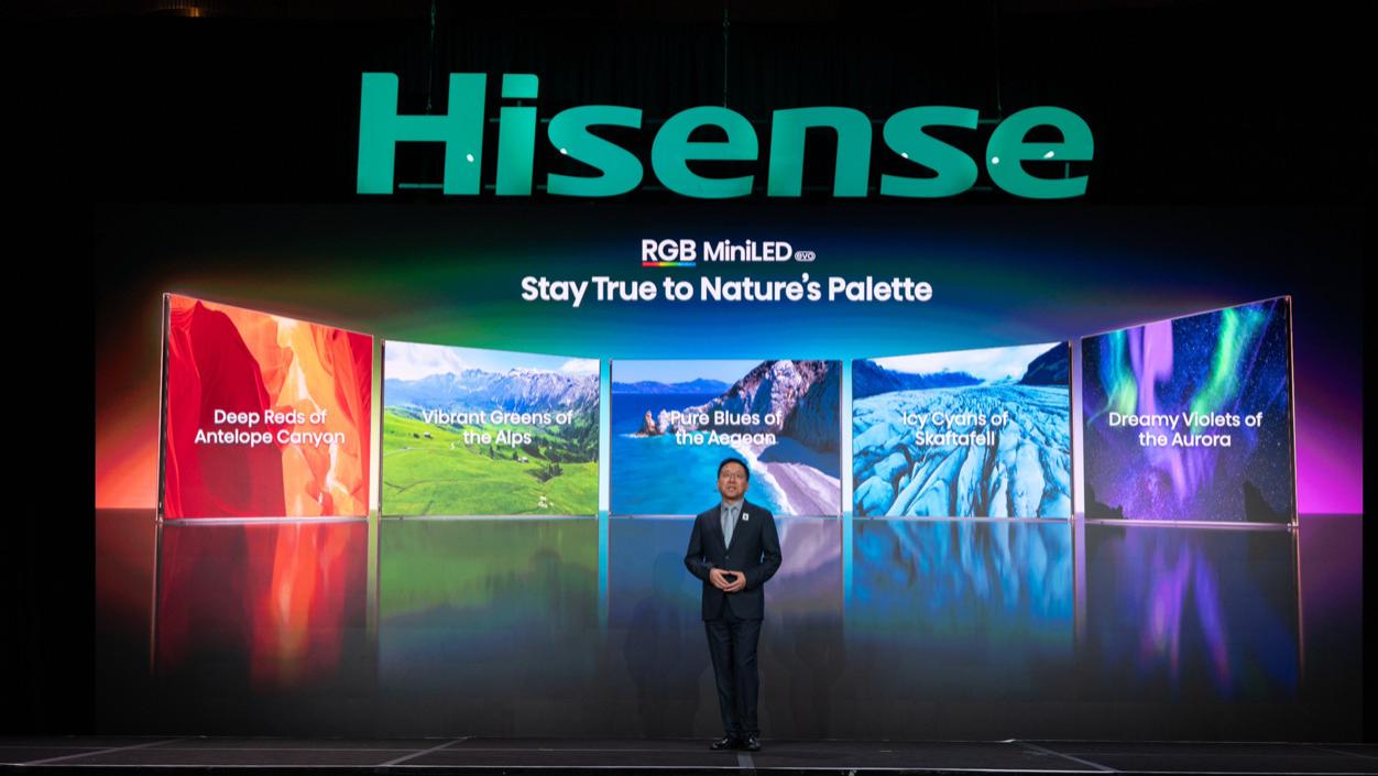 跨代领先！海信CES发布全新一代RGB-Mini LED电视