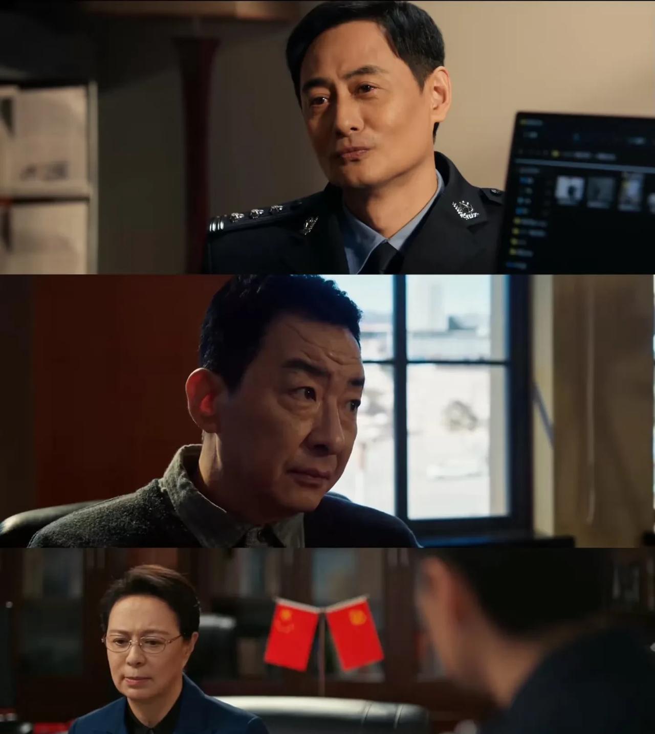 《以法之名》现在明面上出现三个保护伞，一个比一个大
第一个就是那个孙局，他直接开