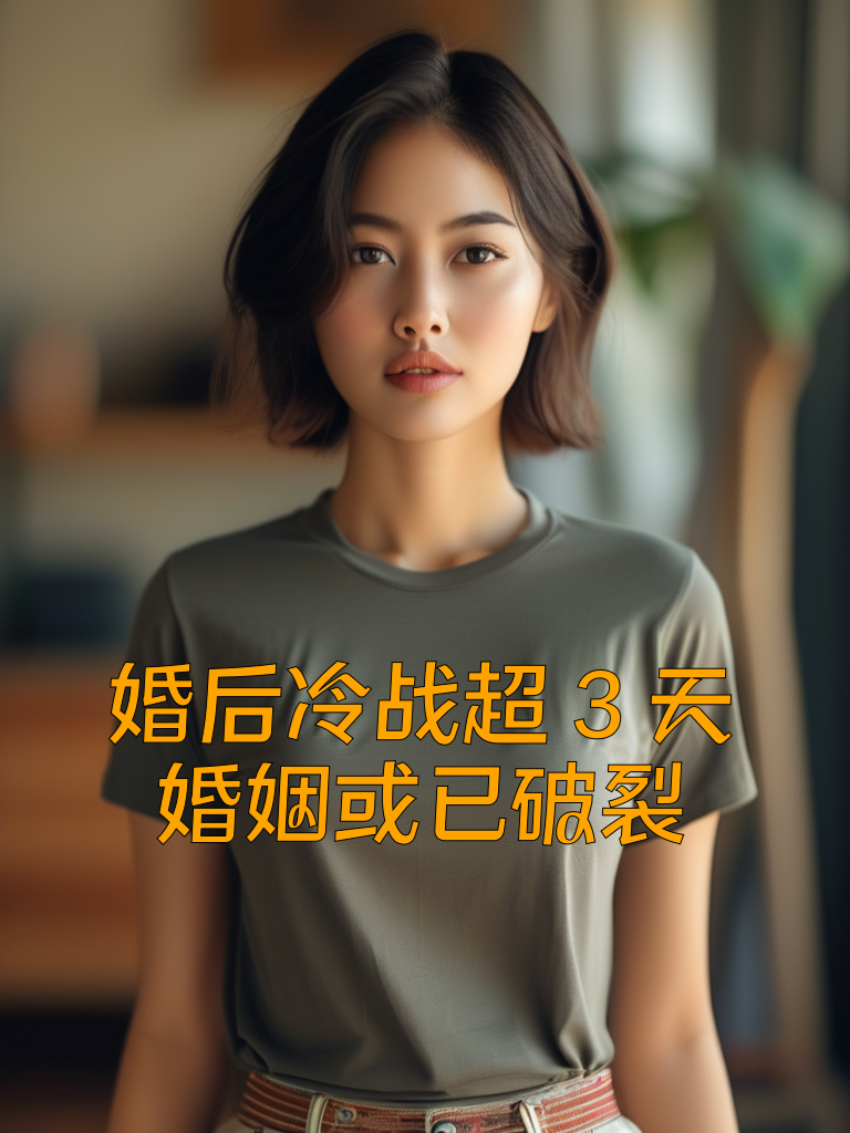 婚后冷战超3天，婚姻或已破裂