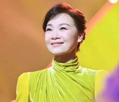 彩薇身着素雅青花瓷旗袍，绸缎的质地随步轻摇，灯光下如一片流动的月光。她立于舞台中