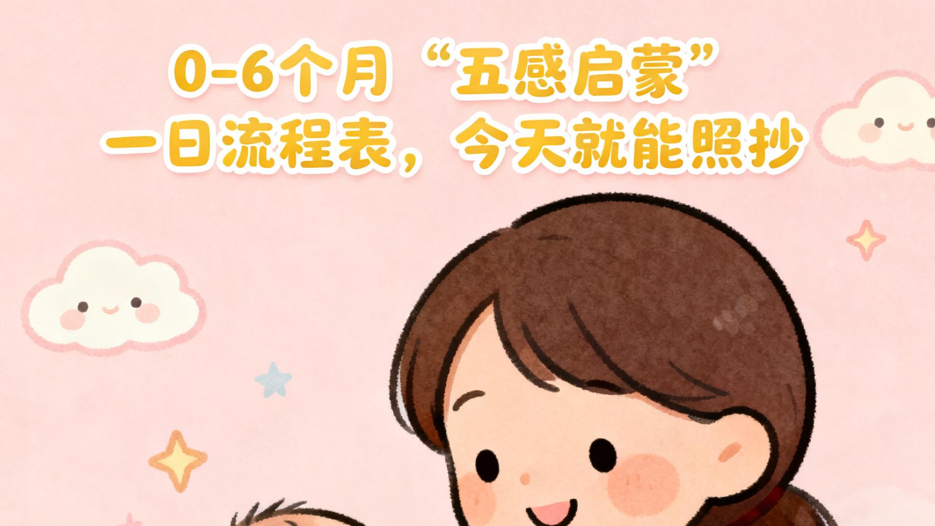 0-6个月“五感启蒙”一日流程表，今天就能照抄