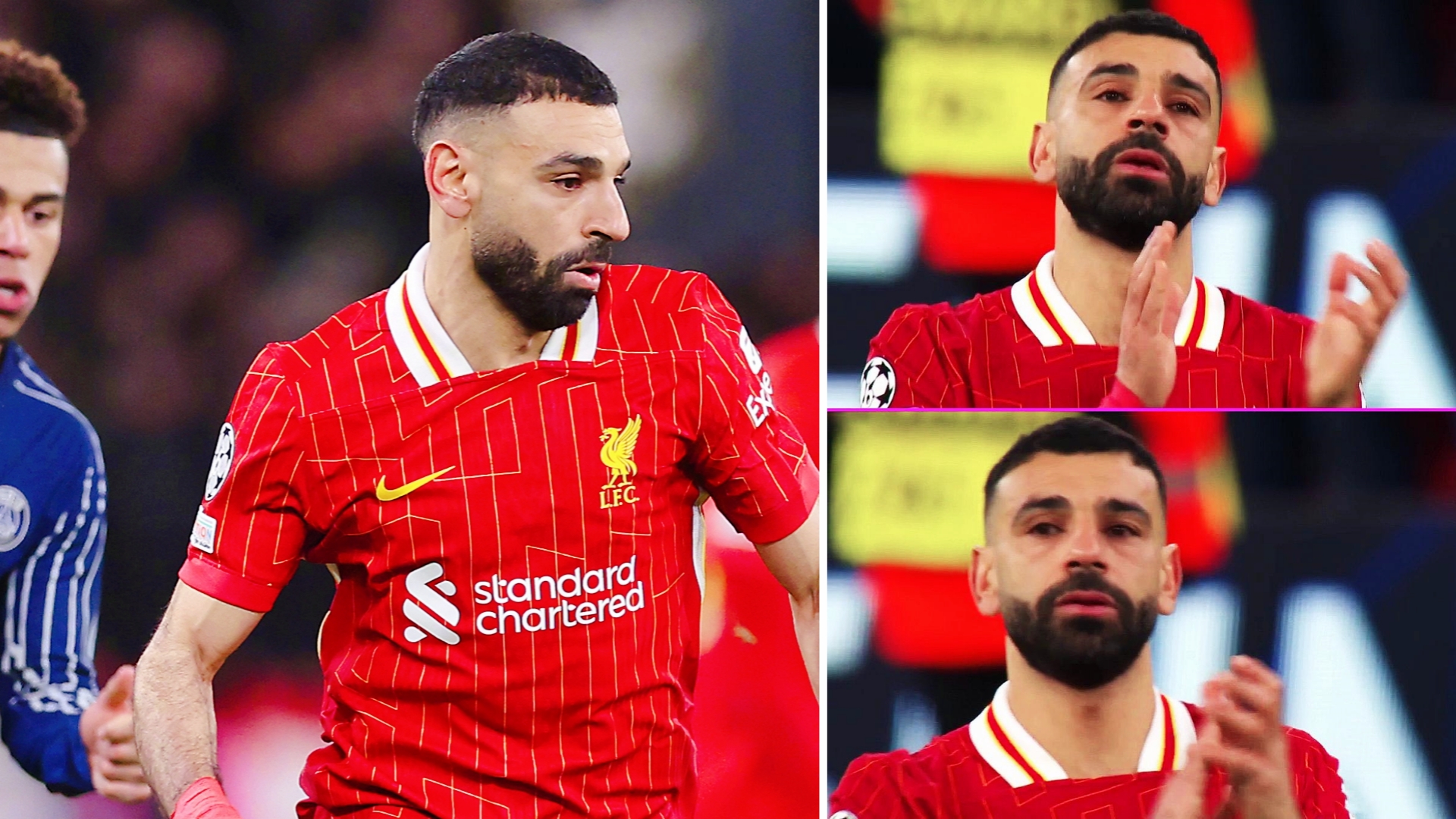 金球奖没了？利物浦点球战不敌巴黎遭到淘汰，萨拉赫赛后伤心落泪。
在此之前，萨拉赫