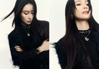 隆妮最新杂志大片质感拉满！冷冽的气场搭配柔媚的神态，把高智文女主的特质展现得淋漓