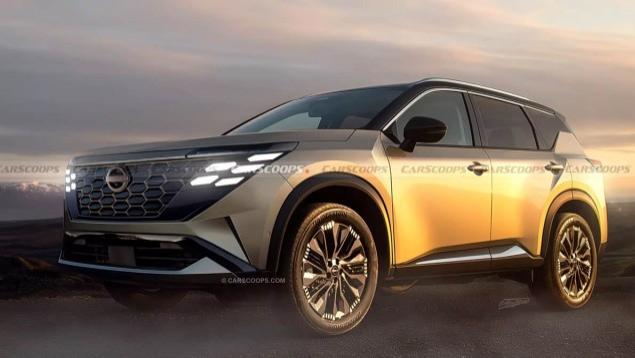 造型凸显未来感，全新日产奇骏假想图曝光，明年亮相