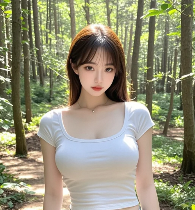 森林探险之旅，邂逅一位让人心动的女孩
