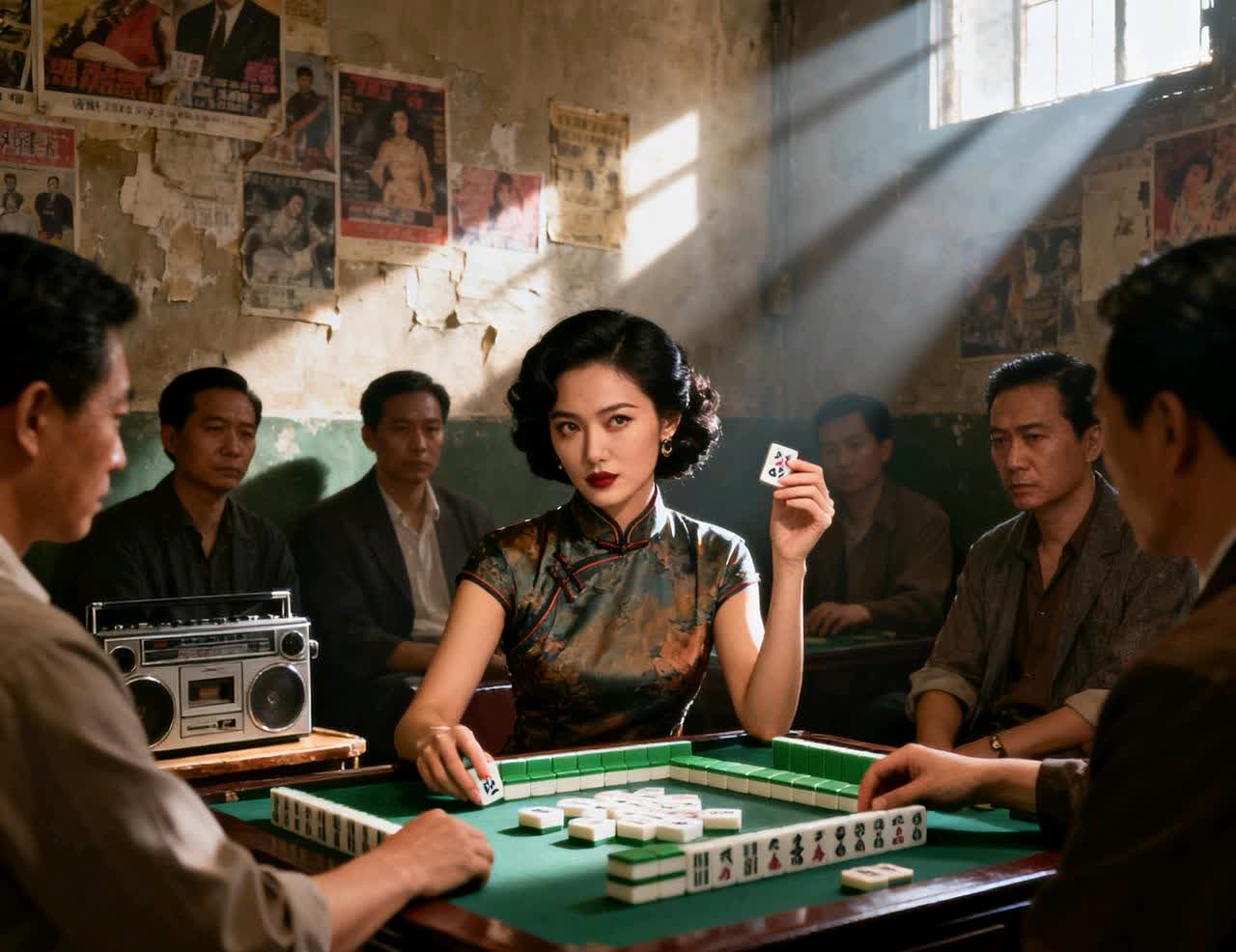 昨晚去小妹妹麻将馆凑局，开局就胡，都没动本钱，从头赢到尾。
今早起来，感觉神清