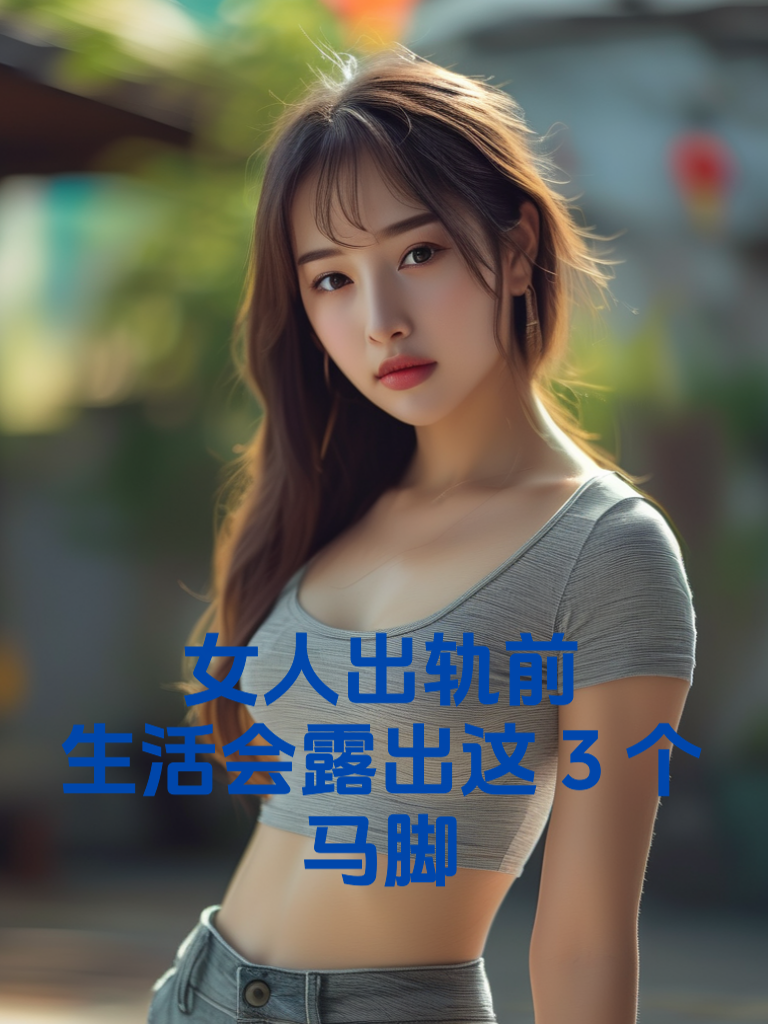 女人出轨前，生活会露出这3个马脚