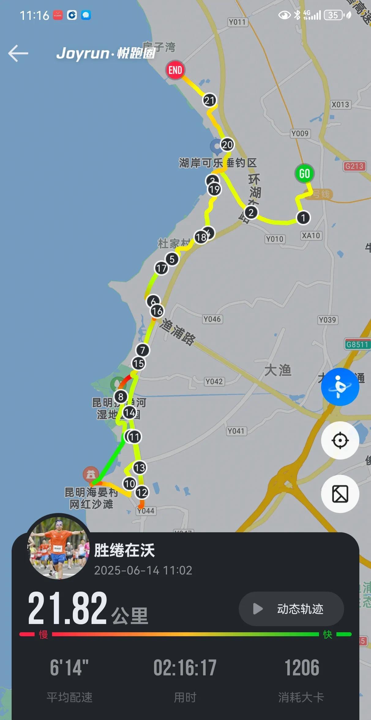特意坐了一段地铁，想跑去牛恋村看紫色花海，跑到海晏村，然后迷路了，只好逛了一圈网