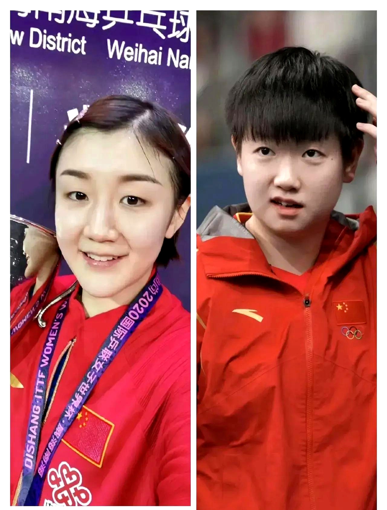 陈梦icon和孙颖莎
这次终于明白了，陈梦icon和孙颖莎icon的区别了。

