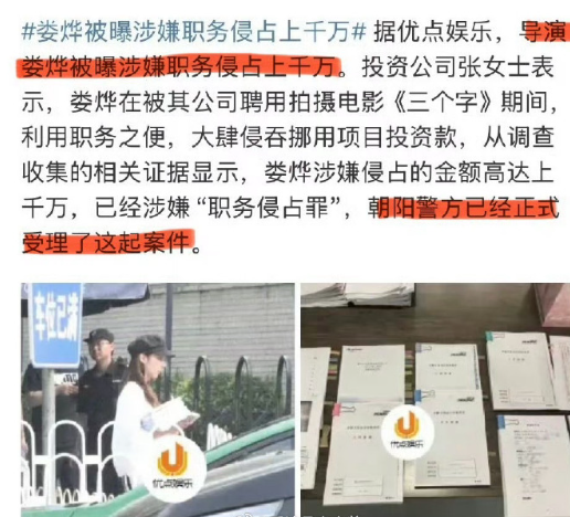 
曝娄烨涉嫌职务侵占上千万
小众电影，外国拿奖，票房不佳，但导演还滋润的原来门道