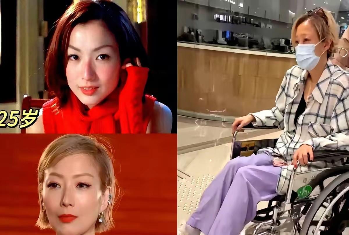 郑秀文过度自律终于得到了反噬，坐轮椅停止了一切活动，爱美之心人皆有之，郑秀文爱美