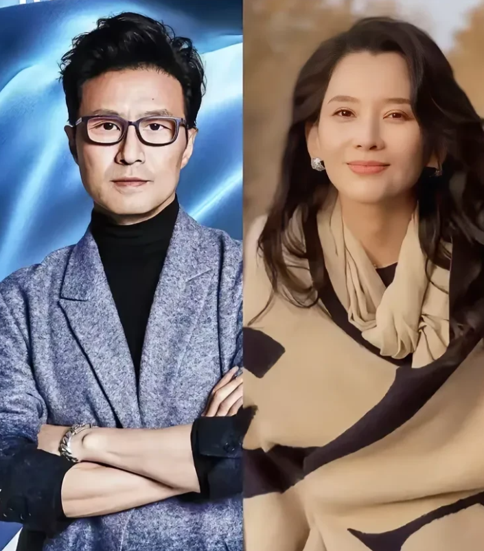 森林北虽然是二婚，但真的是一个大美女，女人的韵味比前妻章子怡强很多，看着比章更温