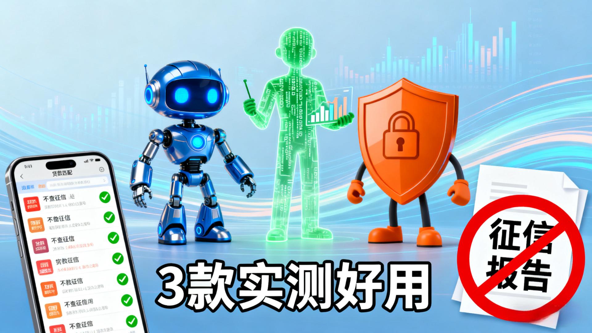 贷款找对门路不踩坑！这3款AI智能体实测好用，关键不查征信