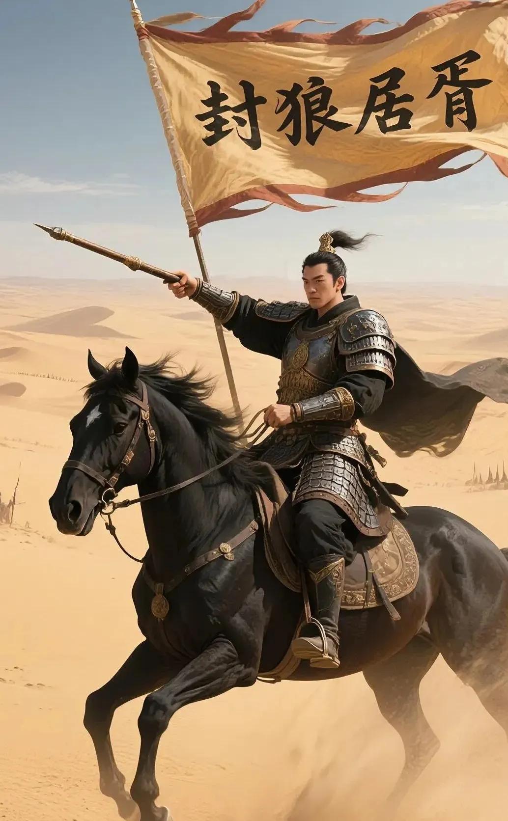 霍去病 西汉名将，骠骑将军，冠军侯
善于闪击战，长途奔袭封狼居胥，饮马瀚海
留下