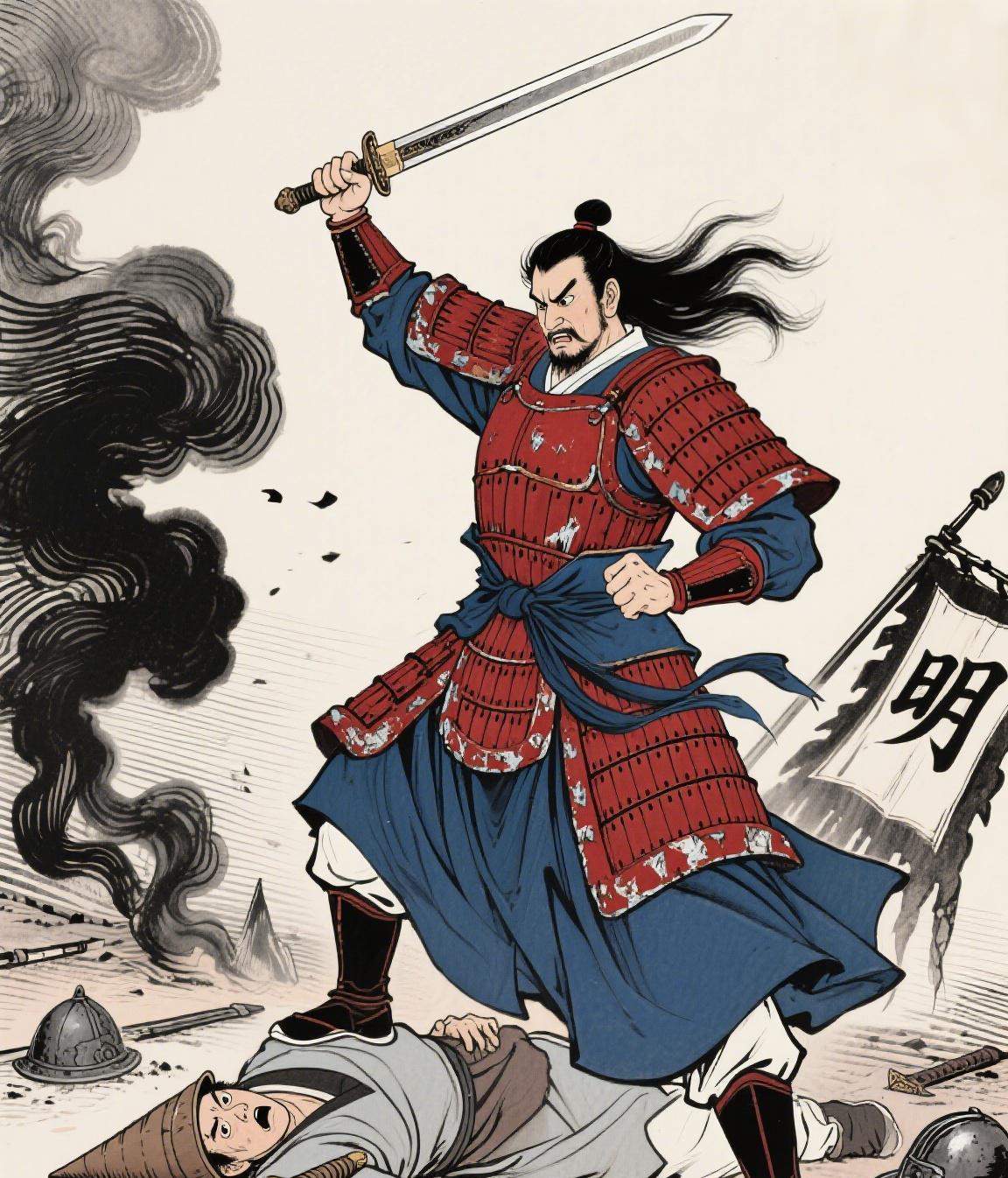 洪武三年夏，山东海岸线浓雾弥漫。几艘破旧帆船悄然靠岸，跳下一群手持倭刀、衣衫褴褛