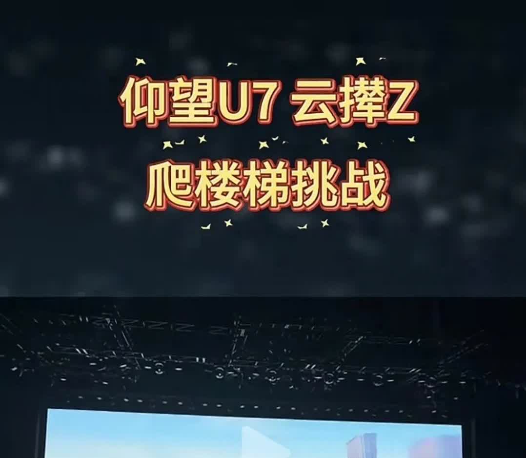 这些国人怎么了，病了。仰望U7发布会，U7展示一下爬楼梯挑战。又是这么一群人阴阳