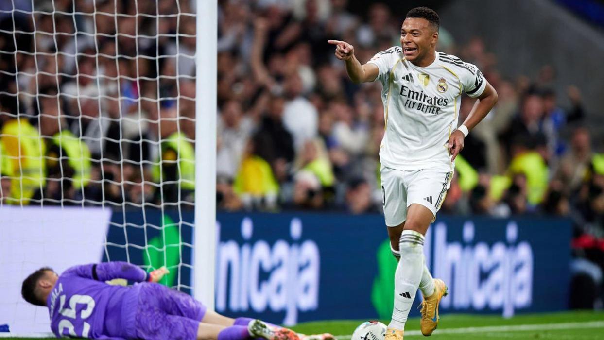 4-0！姆巴佩8战10球，逼近C罗神迹，贝林3连斩，皇马豪取6连胜