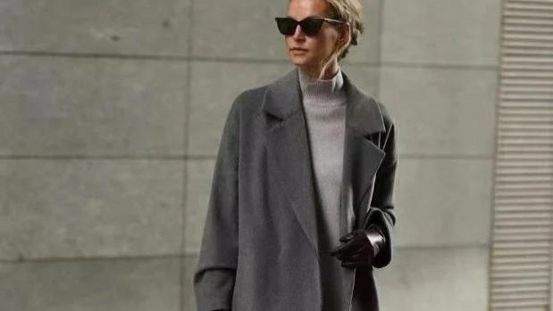 冬日灰色大衣这样穿，时髦显高级！