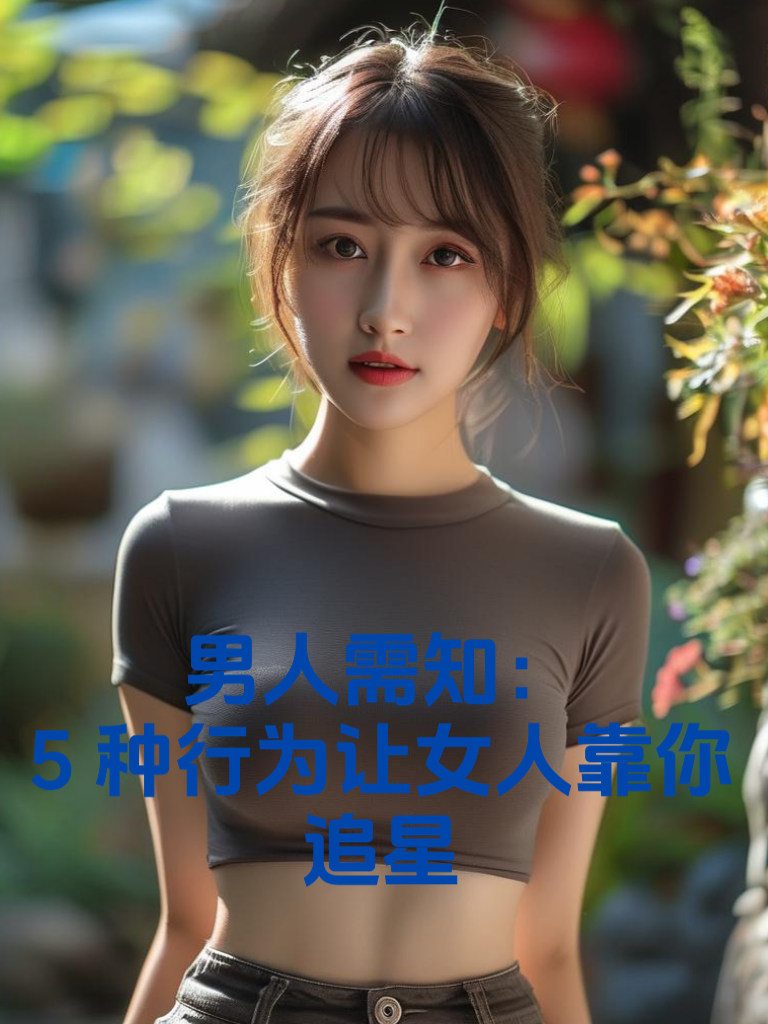 男人需知：5种行为让女人靠你追星