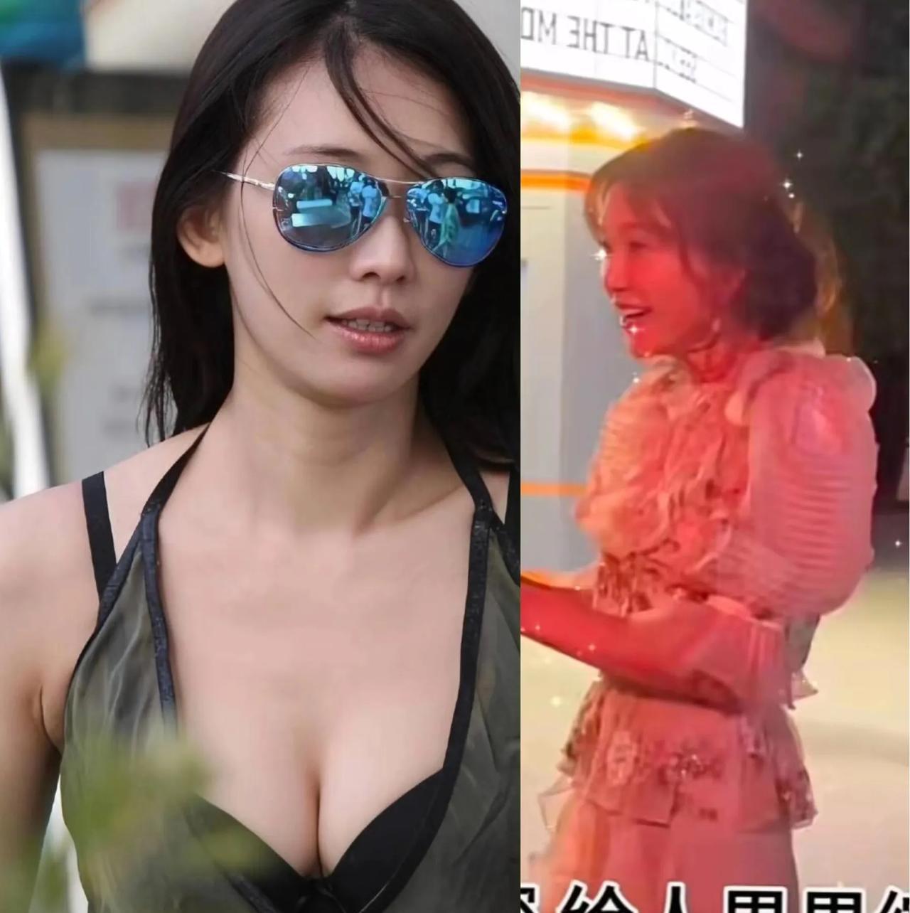 战战兢兢，踏着日式小碎步的林志玲让网友心疼不已。
老公一句话点出了原因，果然了解