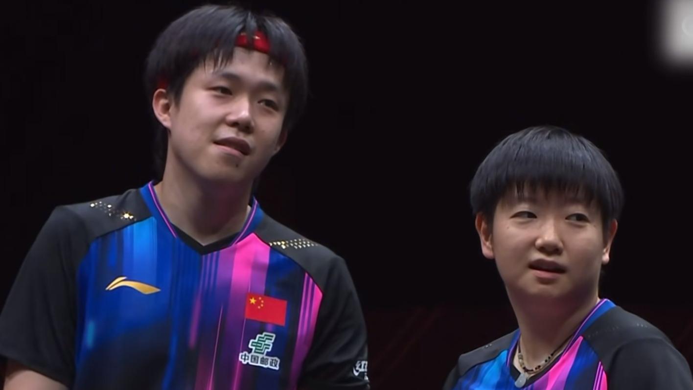 林诗栋太逗了！一句话逗笑王楚钦孙颖莎