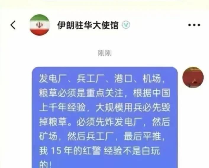 在中国臭皮匠与民间国师的指导之下，伊朗导弹开始袭击以色列分医院。
假如你是“慈不
