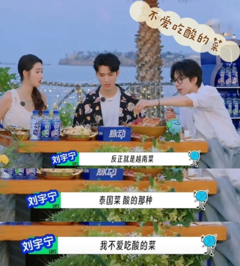 刘宇宁也太挑食了吧，这不吃，那不吃，为什么要吃，没必要吃

就说他还能吃点啥？东