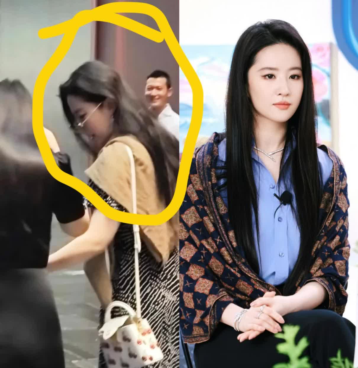 研究了好久，

终于从刘亦菲身上发现了一个秘密！

不仔细还真就发现不了