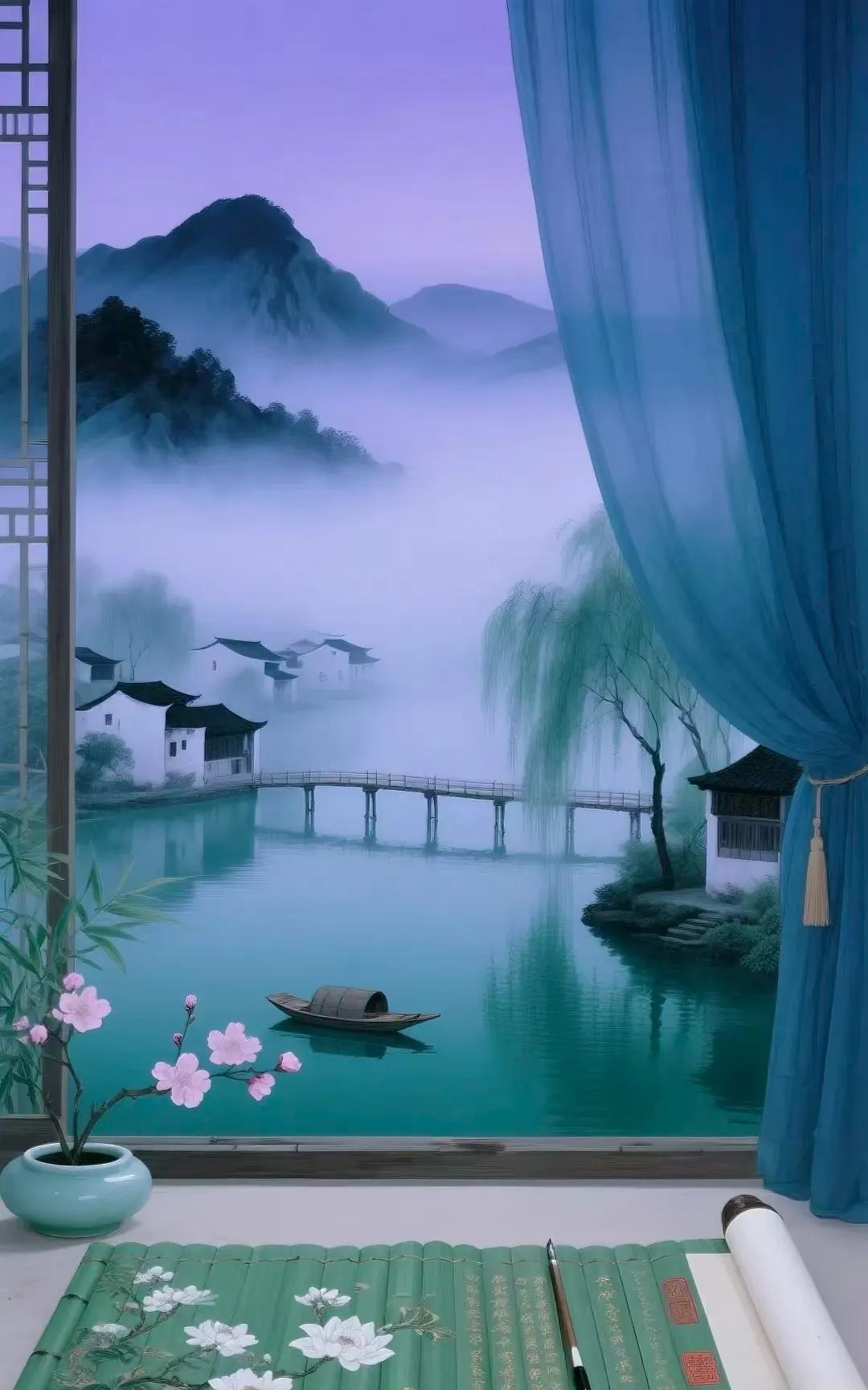 夏花绚烂，遇见相爱。秋在路上，等你相见。挥挥手与七月作别，转回身拥抱八月。
七月