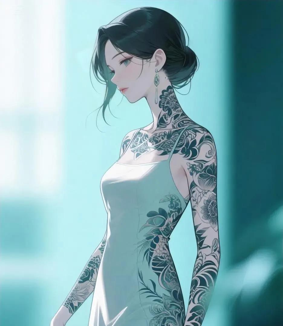纹身的人多了起来
真的是因为好看
还是想凸现自己的个性
纹龙画虎的
看着一点不斯