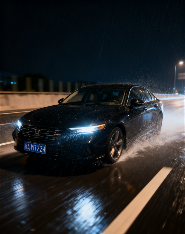 雅阁外观帅气
11.5代更加年轻化了，油耗低适合家用