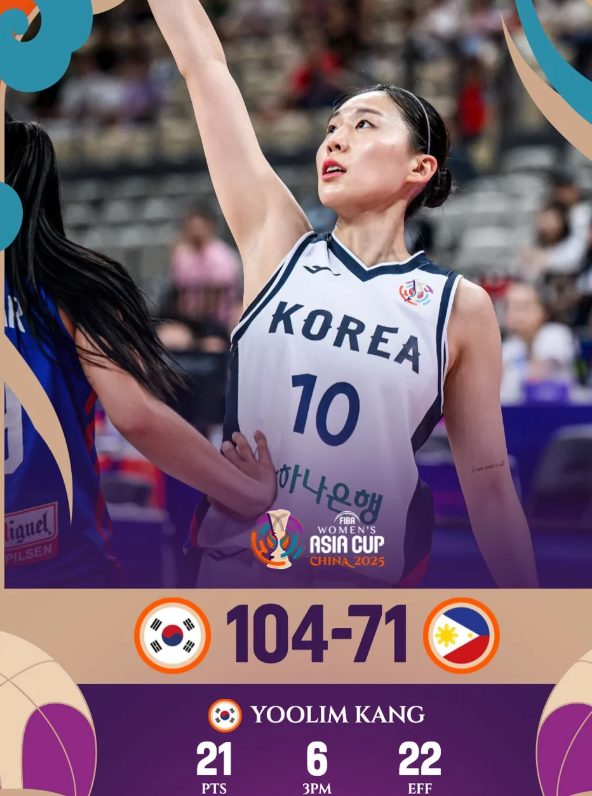 女篮亚洲杯四强确定，中国半决赛再遇日本

🇱🇧 黎巴嫩 67-57 印度尼西